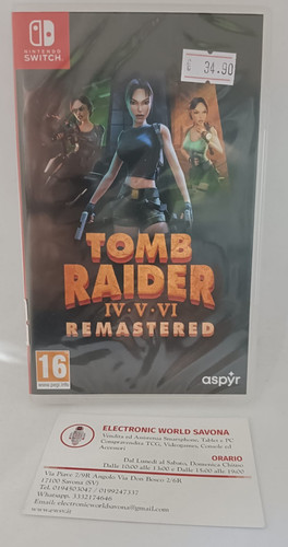 Tomb raider vi - tomb, iv